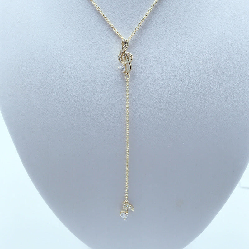 High Version Necklace, New Fashion, Personality, Simple And Wonderful Note, Gorgeous And Chic, Modern Style, Female Necklace