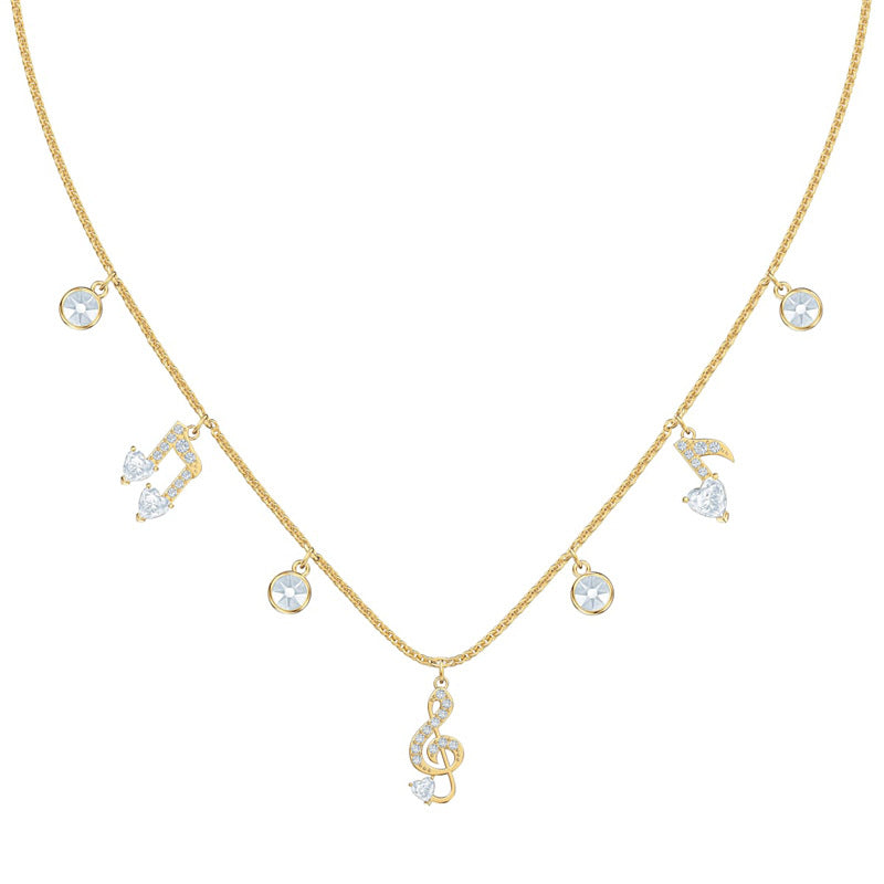 High Version Necklace, New Fashion, Personality, Simple And Wonderful Note, Gorgeous And Chic, Modern Style, Female Necklace