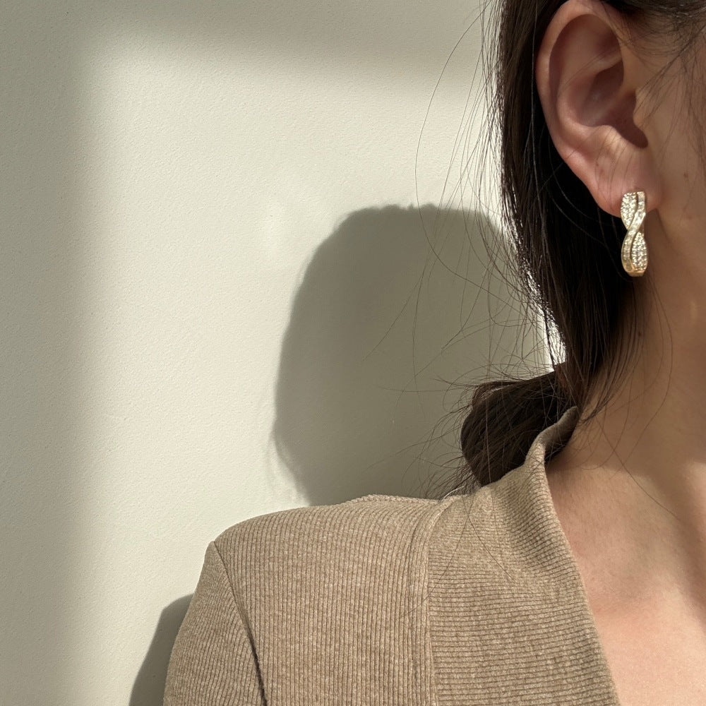 S925 Sterling Silver Stud Earrings For Women