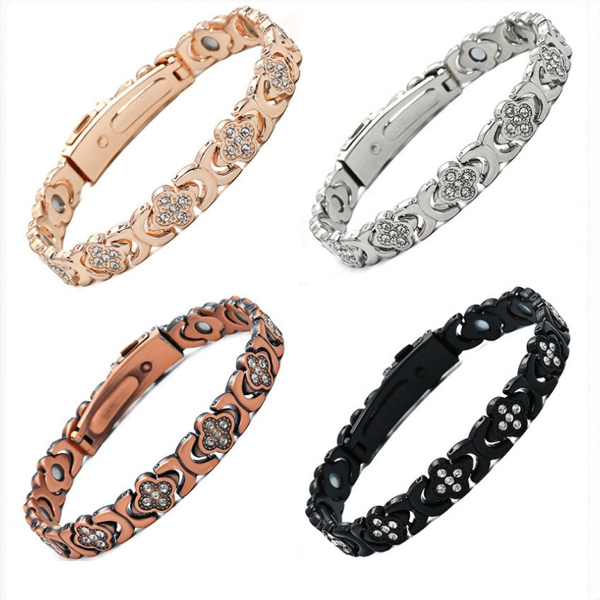 Wide Stainless Steel Bracelet For Women