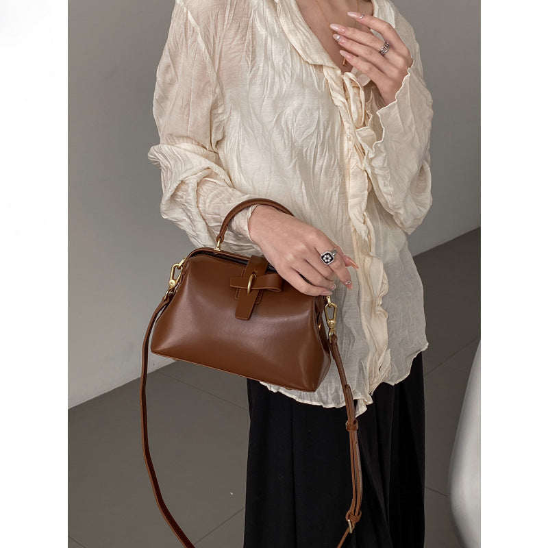 Affordable Luxury Fashion Cowhide Handbag Women