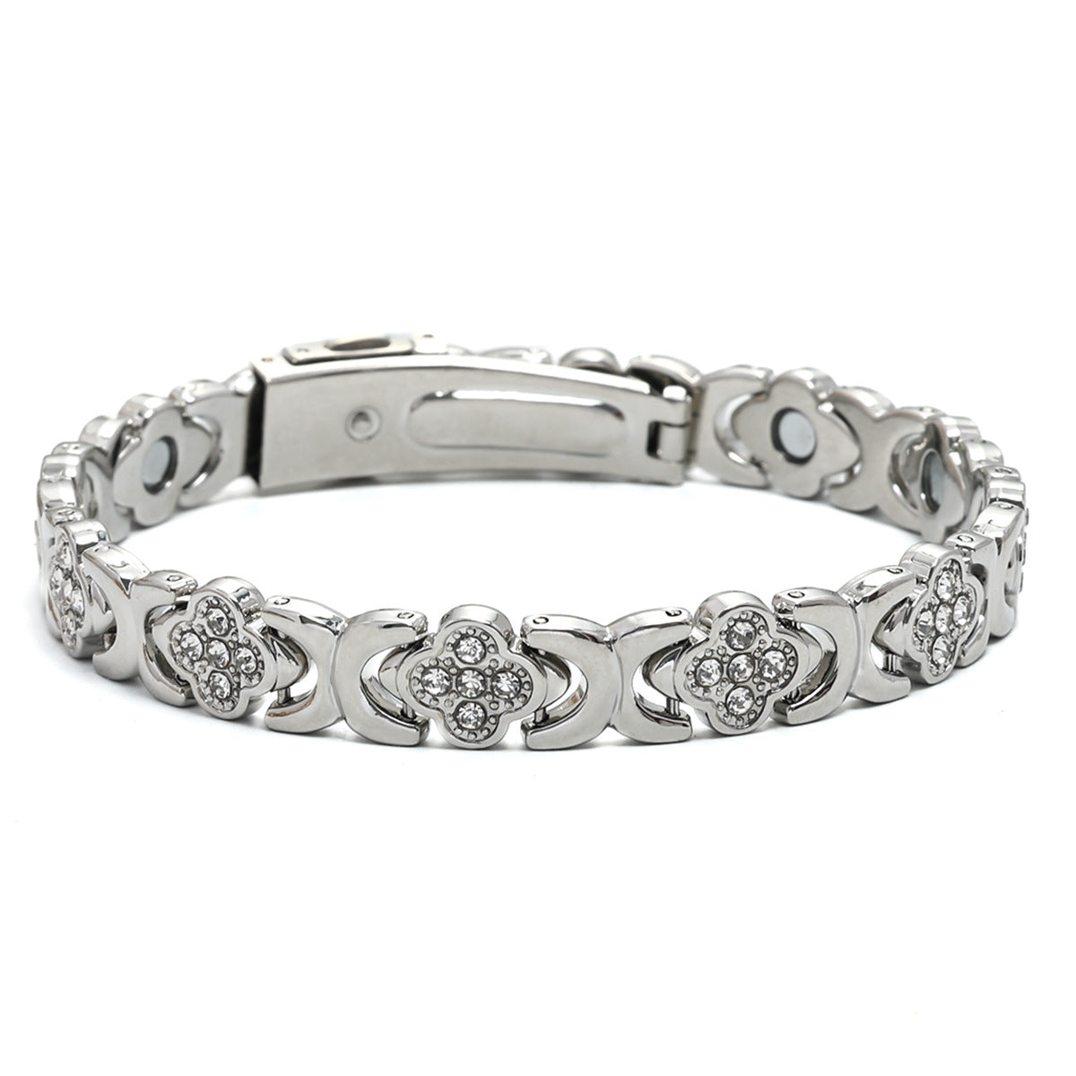Wide Stainless Steel Bracelet For Women