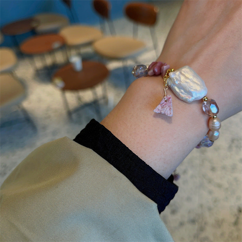 Stone Freshwater Pearl Bracelet For Women