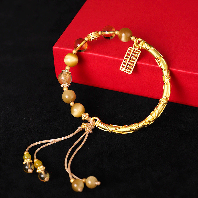 Abacus Tag Beaded Bracelet For Women