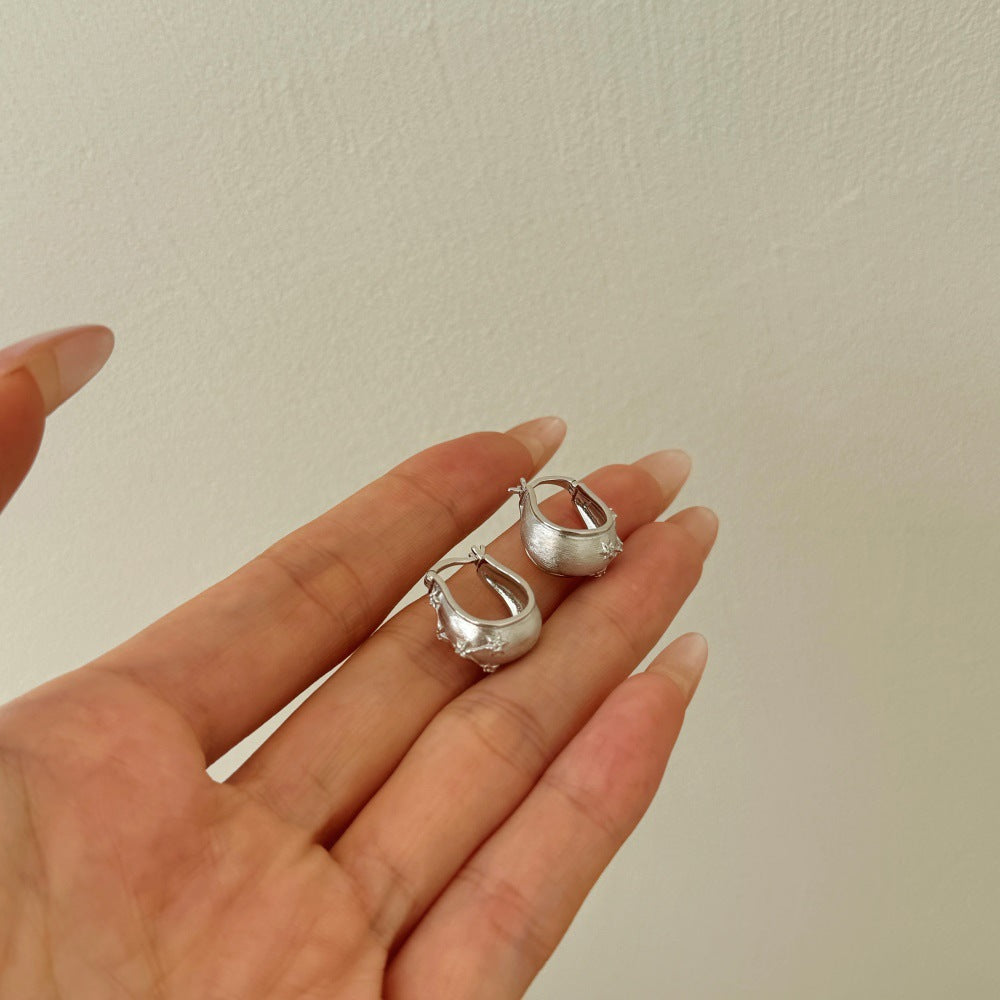 S925 Sterling Silver Stud Earrings For Women