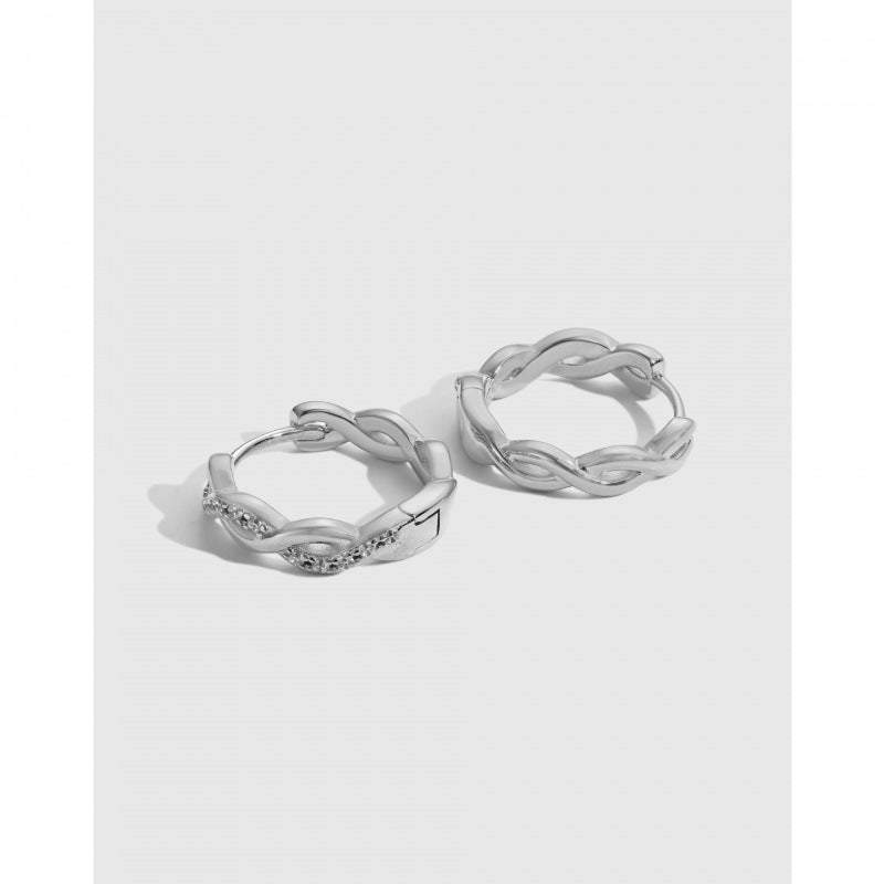 S925 Sterling Silver Earrings For Women With Diamonds