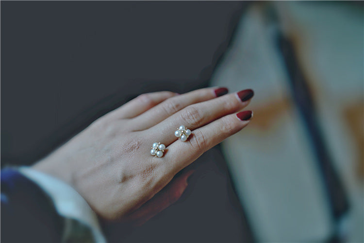 Natural Freshwater Pearl Earrings For Minimalist Women