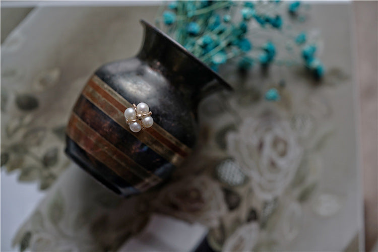 Natural Freshwater Pearl Earrings For Minimalist Women