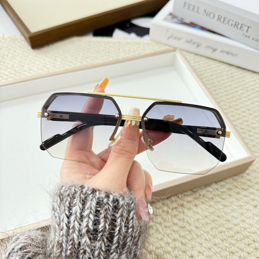 Fashion Men And Women Couple Glasses Frameless
